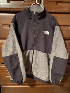 ノースフェイス デナリジャケット 黒×グレーのサムネイル