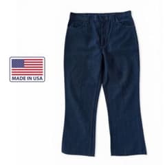 濃紺】70s USA製 Wrangler デニムパンツ42TALON W34 - メルカリ