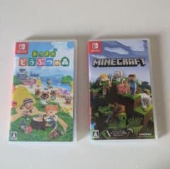 Nintendo Switch あつ森 マイクラ ソフト 2本セットのサムネイル