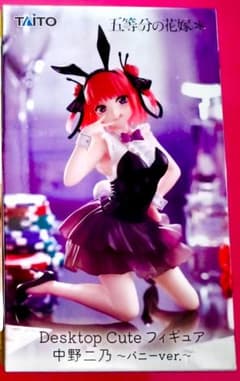 Desktop Cute フィギュア 五等分の花嫁 中野二乃 バニーver.のサムネイル