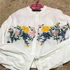 ZARA 刺繍ブラウスのサムネイル