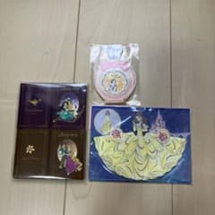 디즈니 리조트 벨 재스민 백설 공주 메모 용지 세트