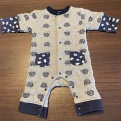 象柄　ロンパース 70cmのサムネイル