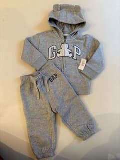 ベビーギャップ GAP クマのフード付きトレーナー・パンツセット - メルカリ