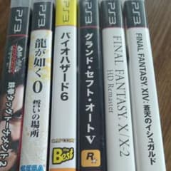 人気ゲームソフト6本のサムネイル
