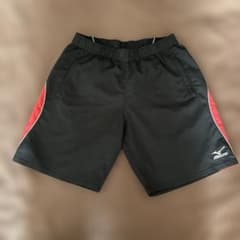 N*】様 Mizuno ハーフパンツ L ブラック/レッドのサムネイル