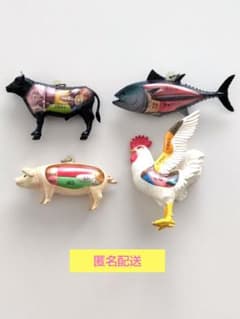 Yujin　なかみまるみえ　フィギュア　ストラップ　食べられる動物編のサムネイル