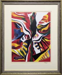 ※専用【真作】【美品】岡本太郎「哄笑」【セリグラフ】 専用【真作】【美品】岡本太郎「哄笑」【セリグラフ】 - メルカリ