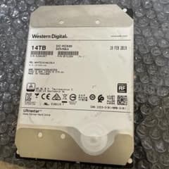 【大容量14TB】WD Ultrastar DC HC530 ジャンクのサムネイル