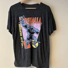 헌 옷 vintage marvel 마블 블랙 팬더 T 셔츠
