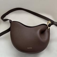 ☆POLÈNE ☆ブラウンレザー 　ショルダーバッグのサムネイル