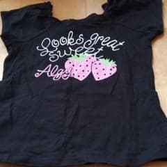 ALGY 140　夏物Tシャツ　黒のサムネイル