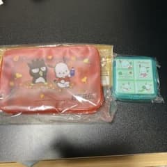 산리오 홍차 화전 포차코 배드 바츠마루 케이스 세트