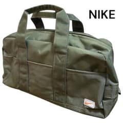 レア 90s〜00s NIKE ミニ ボストン カーキ オレンジ　ナイロン