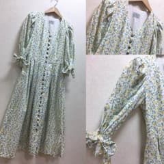 なお様専用チロルドレス  ヨーロッパ 80年代 ヴィンテージ フラワーのサムネイル