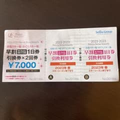 かぐらスキー場　苗場スキー場　リフト券　チケットのサムネイル