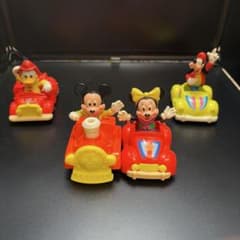 昭和レトロ】ディズニーキャラクター ミニカー4点セット - メルカリ