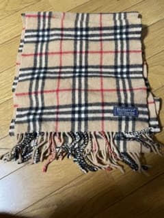 Burberrys バーバリー　チェック柄　マフラー 100%ラムウールのサムネイル