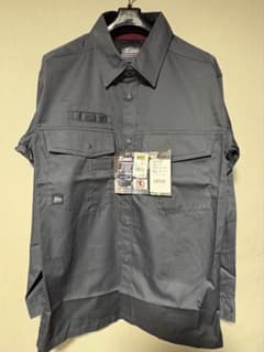 XEBEC 長袖シャツ W1273A チャコールグレー LL ③のサムネイル