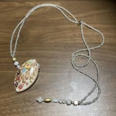 ベネチアンガラス風 ミルフィオリ ネックレス　ジャンク！