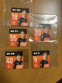 2025レノファ山口　選手ステッカー　5枚　非売品のサムネイル