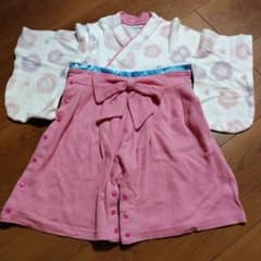 花柄着物スタイルセット（95cm以下）のサムネイル