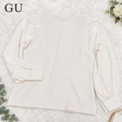 GU ジーユー 布帛コンビネーションT カットソー ブラウスのサムネイル
