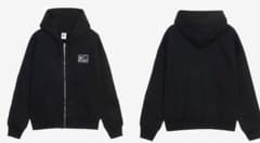 NIKE STUSSY コラボ ジップアップパーカー ブラック Mのサムネイル