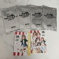ウマ娘 KFC コラボカード未開封4パック ジャングルポケット　全員集合カードのサムネイル
