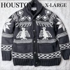 【希少品】HOUSTON•ヒューストンカウチンセーター グレーX-LARGE 希少品】HOUSTON•ヒューストンカウチンセーター グレーX-LARGE - メルカリ