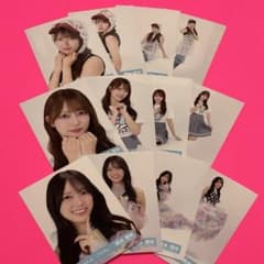 清水理央 日向坂46 生写真 夏フェス ロゴTシャツ ひな誕祭 12種コンプ