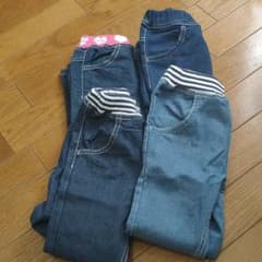 ジーンズ風 パンツ 4枚セットのサムネイル