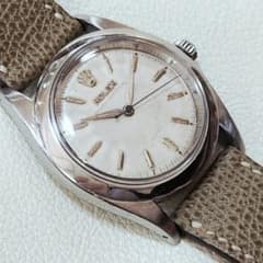 S㉑ROLEX ビッグバブルバックOP 6206/84 ゴーストダイヤル53年製 