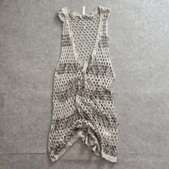 00s vintage 透かし編みメッシュニットベスト 亜熱帯 y2k グランジ 00s vintage 透かし編みメッシュニットベスト 亜熱帯 y2k グランジ