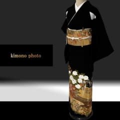 正絹【新品、未使用】6点フルセット【トールサイズ】極上逸品 金彩手