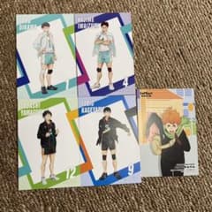 ハイキュー　ポスターカード　及川、岩泉、影山、山口、日向のサムネイル