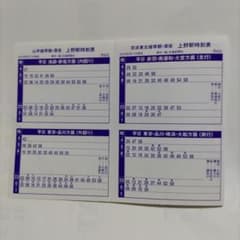 JR東日本上野駅 時刻表 2012年3月17日改正のサムネイル