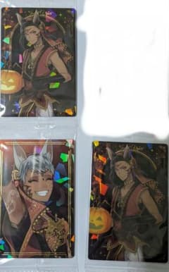 【ツイステ】カリム　ジャミル☆ハロウィン スケアリー ウエハース カードのサムネイル