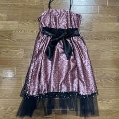 ピンク ラメ チュールドレス パーティドレスのサムネイル