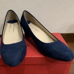 【オリエンタルトラフィック】ネイビーパンプス　25cmのサムネイル