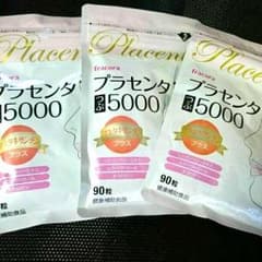 協和 フラコラ プラセンタ つぶ 5000 90粒×3袋のサムネイル
