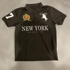 か*と様 NEW YORK BROOKLYN ポロシャツ ブラック　ビックポニーのサムネイル