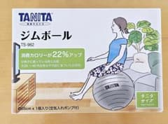 【未開封・未使用】TANITA ジムボール TS-962 シルバー 65cmのサムネイル
