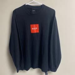 HIDEKI様専用HUF ブラック ロングスリーブ Tシャツ Lのサムネイル