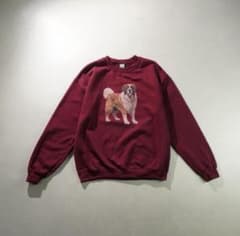 古着セントバーナード スウェット ボルドー サイズM*SZ132のサムネイル