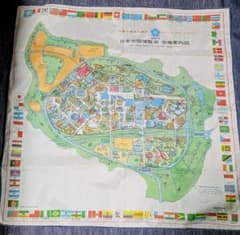 EXPO70 日本万国博覧会 会場案内図 ハンカチのサムネイル