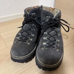 CEBO 092125 スエード マウンテンブーツ ネイビー　サイドジップ 42のサムネイル