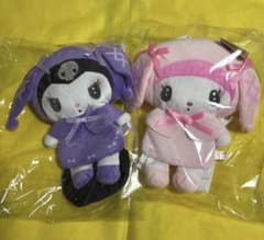 新品未使用★マイメロディ クロミ月夜のメロクロぬいぐるみリュック　２種 ②