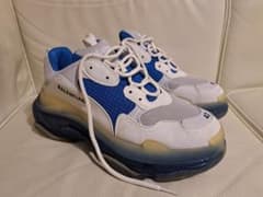 BALENCIAGA Triple S スニーカー 42 ホワイト/ブルーのサムネイル