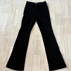 ZARA ザラ ブーツカット デニムパンツ ストレッチ　ブラック 38のサムネイル